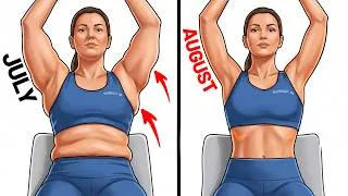 Thumbnail: Bat Wings + Bra Fat + Flabby Arms Melt in This Chair Workout [XXL TO S | Day 2]
