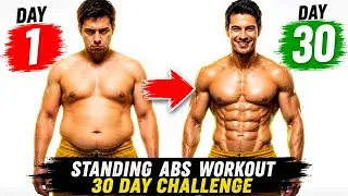 Thumbnail: Standing Abs Workout for Beginners and Intermediate Lose Belly Fat No Jumping