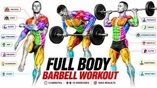 Thumbnail: 15 Best Barbell Exercises for Full Body Strength & Muscle Growth