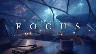 Thumbnail: Deep Work Ambient - Alpha Wave Focus Music For Intense Productivity And No Distraction Sessions