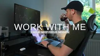 Thumbnail: Work With Me | Disciplined 2hr Focus Session For Work, Study & Trading | 50-10-50 Pomodoro Timer