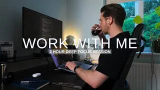 Thumbnail: Work With Me | 2hr Strategic Focus Session for Work Study & Trading | 50-10-50 Pomodoro With Timer