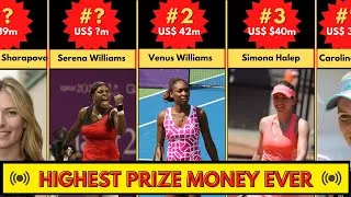 Thumbnail: HIGHEST PRIZE MONEY EVER | Women's Tennis | 2022 Update | Top Female Earners of All Time