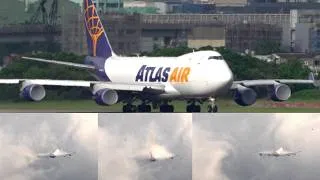 Thumbnail: Explosive Vortex Amazing 747 Take off in high humidity at Taipei Taoyuan Airport