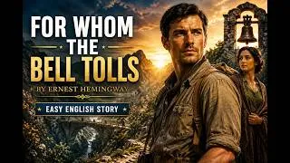 Thumbnail: For Whom the Bell Tolls by Ernest Hemingway | Learn English Through Stories
