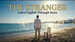 Thumbnail: The Stranger by Albert Camus | Easy English Story Summary | Learn English Through Stories