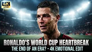 Thumbnail: Cristiano Ronaldo's last World Cup tear 😭