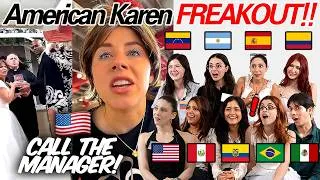 Thumbnail: 8 Latinos React to American Karens Freakout: 'Why Are They Like This?'