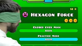 Thumbnail: Geometry Dash - Level 16 Hexagon Force Closed Eyes