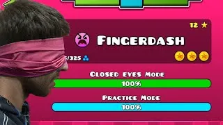Thumbnail: Geometry Dash - Level 21 Fingerdash Closed Eyes