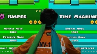 Thumbnail: Geometry Dash - Playing Levels 7-8 Simultaneously