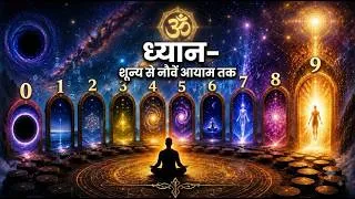 Thumbnail: शून्य से नौवें आयाम तक — परमात्मा कहाँ है. Where is God — From 0 to 9 Dimensions