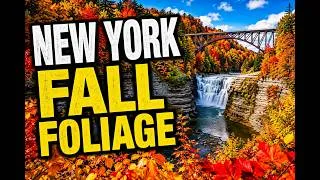 Thumbnail: New York State Fall Foliage 🍁 25 Best Places to See Fall Colors | NY Road Trip | Worldly Traveler