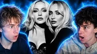 Thumbnail: Gen Z Reacts to Madonna & Sabrina Carpenter – Bring Your Love (Official Music Video)