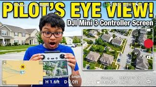 Thumbnail: Watch Everything the DJI Mini 3 Pilot Sees | Full Controller Screen Recording