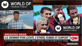 Thumbnail: BREAKING NEWS - US swimmer Ryan Lochte and three others robbed - Rio Olympics 2016