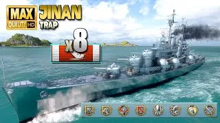 Thumbnail: Cruiser Jinan: Excellent play on map Trap - World of Warships