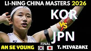Thumbnail: LI-NING China Masters 2026 | AN Se Young (KOR) vs. Tomoka MIYAZAKI (JPN) | F