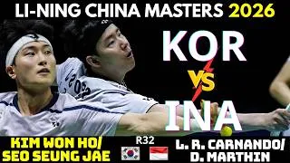 Thumbnail: [중국 마스터즈] 김원호/서승재 vs 카르난도/마르틴 32강 경기 영상