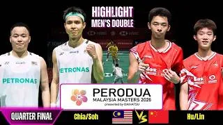 Thumbnail: Aaron Chia Soh Wooi Yik vs Hu Ke Yuan and Lin Xiang Yi Malaysia Masters 2026 Great Play in QF