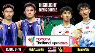 Thumbnail: Great Play Goh Sze Fei Nur Izzuddin vs Huang Di Liu Yang in Thailand Open 2026 R16
