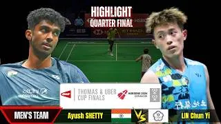 Thumbnail: Fantastic Match Ayush Shetty vs Lin Chun Yi Badminton Thomas Cup 2026 Men's Single