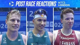Thumbnail: Post-Race Reactions - Men  |  WTCS London
