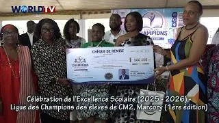 Thumbnail: Gnamaka Dogbo Eric célèbre le mérite avec la première Ligue des Champions des élèves CM2 de Marcory