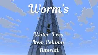 Thumbnail: Minecraft: Waterless Item Column (Nether Item Transport)