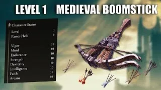 Thumbnail: Fighting Through Elden Ring At Level 1 With The Medieval Boomstick (RL1/Spread Crossbow Run)