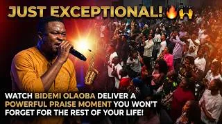 Thumbnail: JUST EXCEPTIONAL! 🔥 BIDEMI OLAOBA DELIVERS A POWERFUL PRAISE MOMENT YOU WON'T FORGET!