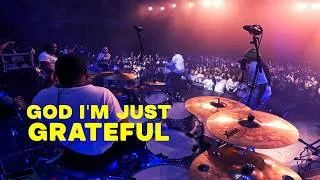 Thumbnail: [Drum Cam] God I'm Just Grateful - Chandler Moore | JR Nelson on Drums
