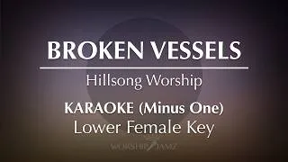 Thumbnail: Broken Vessels - Hillsong Worship | Karaoke (Lower Female Key)
