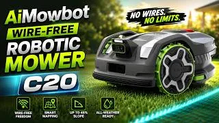 Thumbnail: AiMowbot Wire-Free RTKVision Robotic Mower C20 Review
