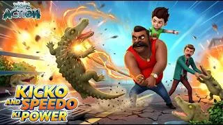 Thumbnail: Kicko Ka Super Punch | Kicko Vs Khatarnak Crocodile Attack | Kicko & Super Speedo Compilation