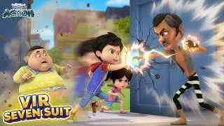 Thumbnail: Vir The Robot Boy | Vir Vs Villain Ka Gussa | Vir Seven Suit Compilation Wow Action