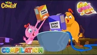 Thumbnail: Meena aur Deeka making Brownie Cake | Ding Dong Bel - Eena meena Deeka | Nonstop Funny Chase Cartoon
