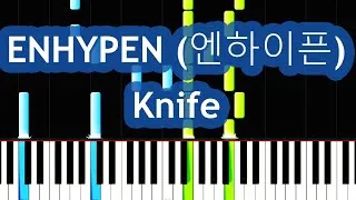 Thumbnail: ENHYPEN (엔하이픈) 'Knife'  Piano Tutorial