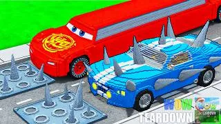 Thumbnail: LONG CARS vs SPIKE TRAP in Teardown