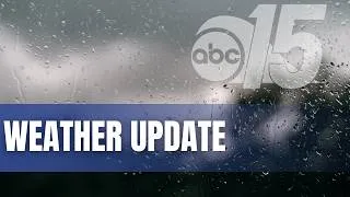 Thumbnail: ABC 15 Weather Update: Scattered showers expected throughout the weekend