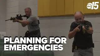 Thumbnail: Horry Co. officers train at middle school to prepare for active shooter drills