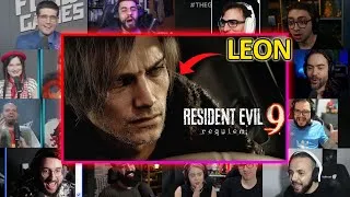 Thumbnail: YOUTUBERS REAGINDO AO TRAILER DO LEON EM RESIDENT EVIL 9 REQUIEM