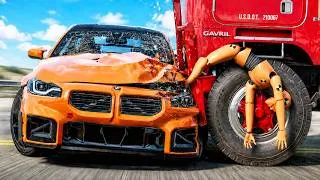Thumbnail: Fatal Car Mistakes on the Road | BeamNG.drive Simulation
