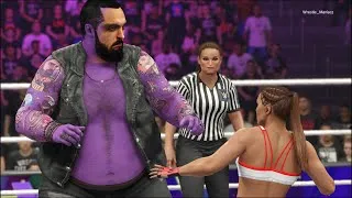 Thumbnail: Ronda Rousey vs. Purple Fatty - WWE 2K24