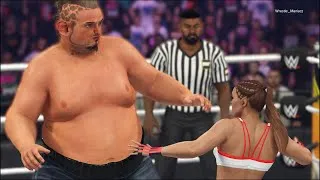 Thumbnail: Ronda Rousey vs. Big Fred - WWE 2K24