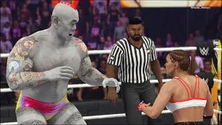 Thumbnail: Ronda Rousey vs. Gentle Giant - WWE 2K24