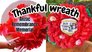 Thumbnail: Thankful Wreath (Anzac & Remembrance & Memorial Day) Diy Classroom Craft