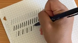 Thumbnail: 5-Minute Calligraphy Practice for Absolute Beginners | Upstrokes & Downstrokes