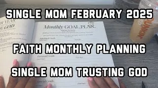 Thumbnail: February single mom faith organization planner daily planner budget planner