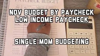Thumbnail: Low Income Budget By Paycheck | Budget for beginners | How to Budget paycheck | Budget